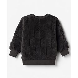 Babyhug Fur Woven Full Sleeves WInter Wear Suit - Grey
