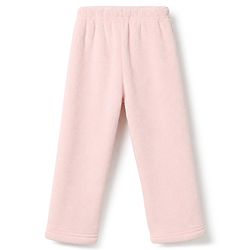 Babyhug Fur Woven Full Length Winter Wear Suit With Heart Patch - Pink