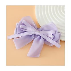 Babyhug Headbands Free Size with Bow Applique - Purple