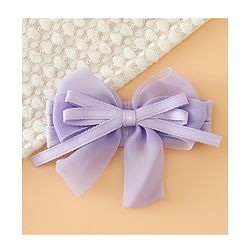 Babyhug Headbands Free Size with Bow Applique - Purple