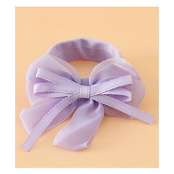 Babyhug Headbands Free Size with Bow Applique - Purple