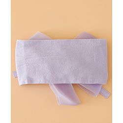Babyhug Headbands Free Size with Bow Applique - Purple