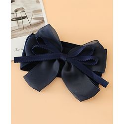 Babyhug Headbands Free Size with Bow Applique - Purple