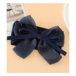 Babyhug Headbands Free Size with Bow Applique - Purple