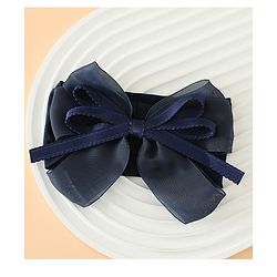 Babyhug Headbands Free Size with Bow Applique - Purple