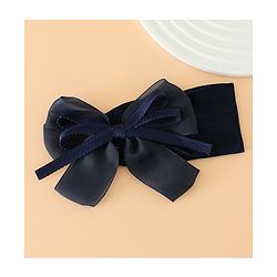 Babyhug Headbands Free Size with Bow Applique - Purple