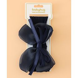 Babyhug Headbands Free Size with Bow Applique - Purple