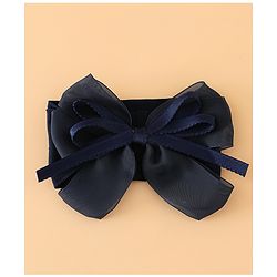 Babyhug Headbands Free Size with Bow Applique - Purple