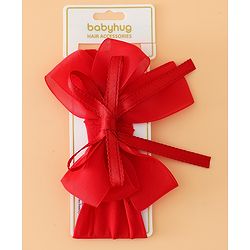 Babyhug Headbands Free Size with Bow Applique - Purple