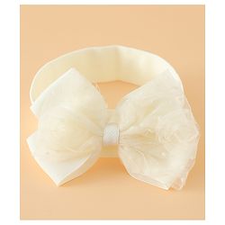 Babyhug Headbands Free Size With Bow & Floral Applique Pack Of 2 - Yellow & Pink