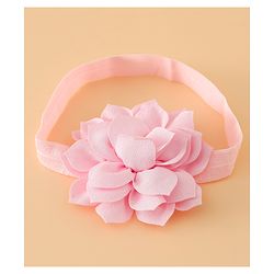 Babyhug Headbands Free Size With Bow & Floral Applique Pack Of 2 - Yellow & Pink