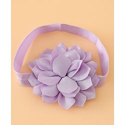 Babyhug Headbands Free Size With Bow & Floral Applique Pack Of 2 - Yellow & Pink