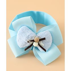 Babyhug Headbands Free Size With Bow & Floral Applique Pack Of 2 - Pink & Purple