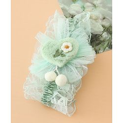 Babyhug Headband With Floral Applique - Green