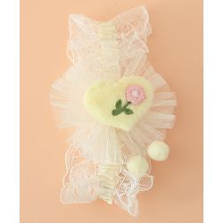 Babyhug Headband With Floral Applique - Green
