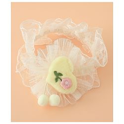 Babyhug Headband With Floral Applique - Green