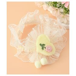 Babyhug Headband With Floral Applique - Green