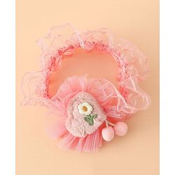 Babyhug Headband With Floral Applique - Green