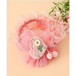 Babyhug Headband With Floral Applique - Green