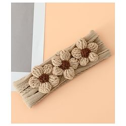 Babyhug Floral Embellished Stretchable Headband - Pink