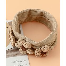 Babyhug Floral Embellished Stretchable Headband - Pink