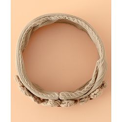 Babyhug Floral Embellished Stretchable Headband - Pink