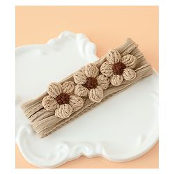 Babyhug Floral Embellished Stretchable Headband - Pink