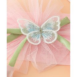 Babyhug Free Size Baby Headbands With Butterfly & Bow Applique - Purple