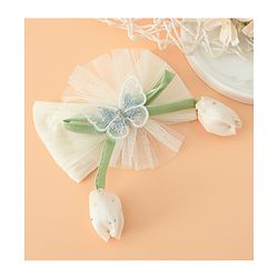 Babyhug Free Size Baby Headbands With Butterfly & Bow Applique - Purple