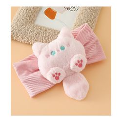 Babyhug Free Size Kitten snowball Applique Headbands - Pink