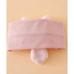 Babyhug Free Size Kitten snowball Applique Headbands - Pink