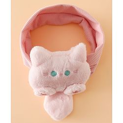 Babyhug Free Size Kitten snowball Applique Headbands - Pink
