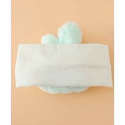Babyhug Headbands Free Size With Bunny Applique - White