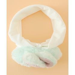Babyhug Headbands Free Size With Bunny Applique - White