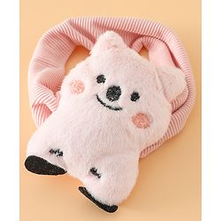 Babyhug Free Size Headband With Bear Applique - Pink
