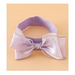Babyhug Headbands Free Size With Bow & Floral Applique Pack Of 2 - Brown & Maroon