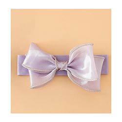 Babyhug Headbands Free Size With Bow & Floral Applique Pack Of 2 - Brown & Maroon