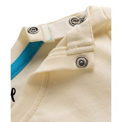 Babyhug Disney Cotton Knit Full Sleeves T-Shirt with MIckey Mouse & Friends Graphics - White