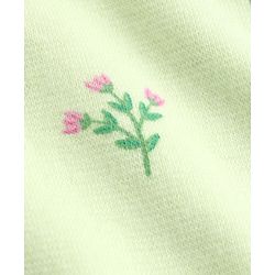 Babyhug Cotton Lycra Knit Full Length Leggings With Floral & Polka Dots Print Pack of 3 - Pink, White & Green