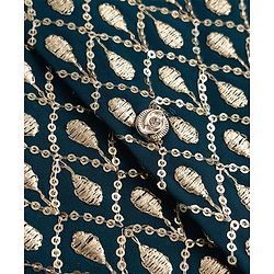 Babyhug Woven Full Sleeves Solid Colour Kurta Dhoti  Set with Sequinned &  Embroidered Jacket - Navy