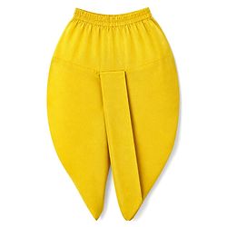 Babyhug Woven Full Sleeves Solid Dhoti Kurta Set With Mirror Embroidered Jacket - Yellow