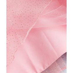 Babyhug Net Woven Sleeveless Sequinned Choli & Shimmer Net Embroidered Lehenga Set With Dupatta - Pink