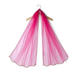 Babyhug Chanderi Woven Half Sleeves Kolka Printed & Embroidered Choli Lehenga  & Dupatta Set -Fuchsia