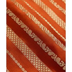 Babyhug Woven Full Sleeves Striped Kurta & Pyjama Set - Orange