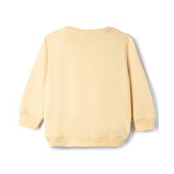 Babyhug Disney Terry Knit Full Sleeves Sweatshirt & Trackpants With Simba & Friends Graphic - Cream