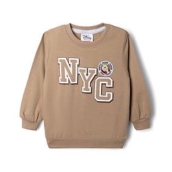 Babyhug Disney Single Jersey Knit Full Sleeves T-shirt and Joggers With Winnie the Pooh Graphic - Brown