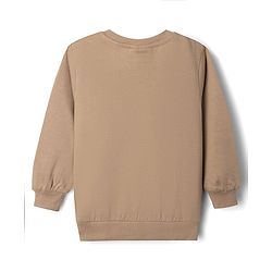 Babyhug Disney Single Jersey Knit Full Sleeves T-shirt and Joggers With Winnie the Pooh Graphic - Brown