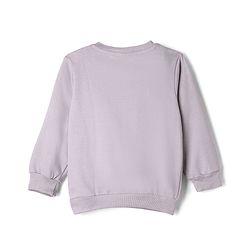 Babyhug Disney Terry Knit Full Sleeves Sweatshirt & Trackpants with Winnie The Pooh Graphic - Lavender & Red