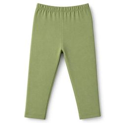Babyhug Cotton Lycra Knit Full Length Solid & Floral Printed Leggings Pack Of 3 - Pink Green & Yellow