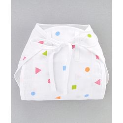 Babyhug 100% Cotton Sterilized Newborn Starter Gift set Pack of 9 - White
